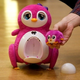 Illustration for article titled Bossa Nova Penbo: The "First Real Robot for Girls" Is a Pink, Waddling Penguin With a Baby